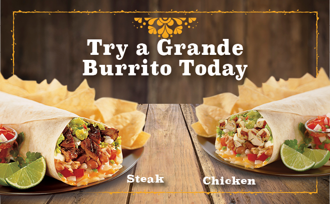 Try a Grande Burrito Today